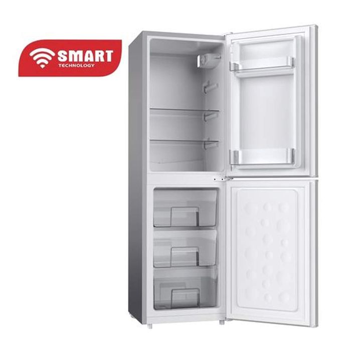 SMART TECHNOLOGY Réfrigérateur Combiné DFRST 3 Tiroirs 133 Litres (STCB-155H) - Gris
