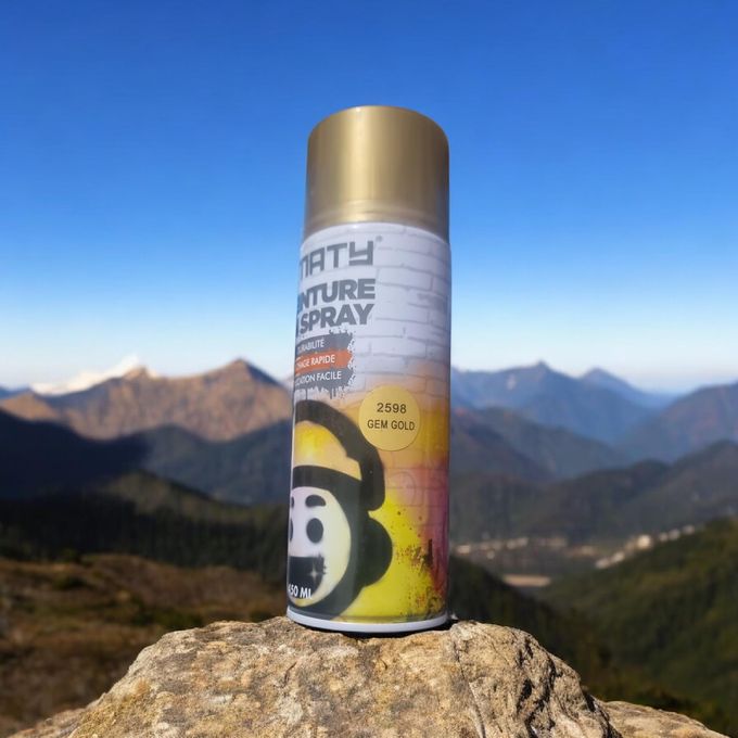 Maty Bombe spray peinture Doré brillant (2598)