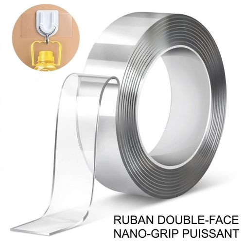 Ruban Double Face Nano Puissant - Fixation Magique Sans Percer Pour Maison, Cuisine Et Bureau