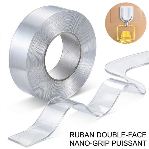 Ruban Double Face Nano Puissant - Fixation Magique Sans Percer Pour Maison, Cuisine Et Bureau
