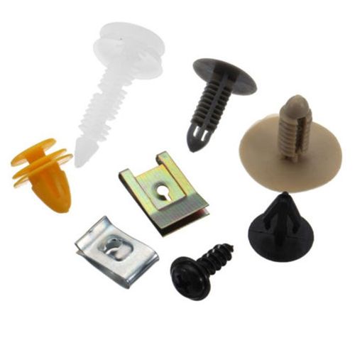 500Pcs Mixtes Auto Fixation Clip Voiture Corps De Retenue Rivet Pare-Chocs Porte Clips De Fixation