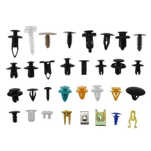 500Pcs Mixtes Auto Fixation Clip Voiture Corps De Retenue Rivet Pare-Chocs Porte Clips De Fixation